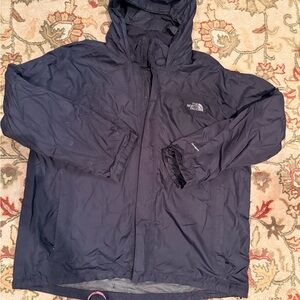 The North Face Men's black with hood XXL